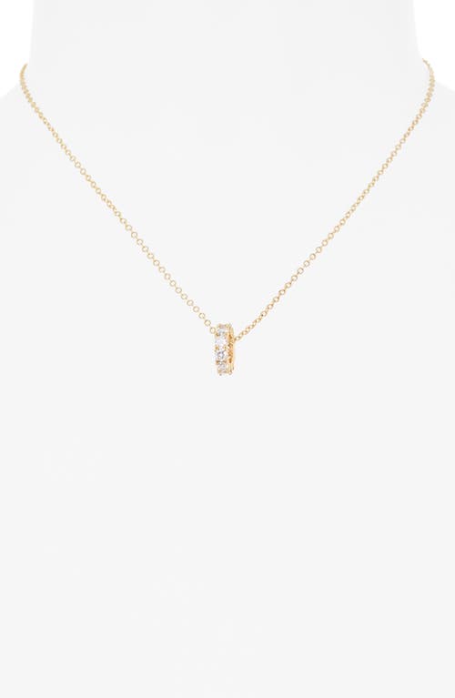 Leith Pave Crystal Pendant Necklace, Earrings & Bracelet Set In Gold