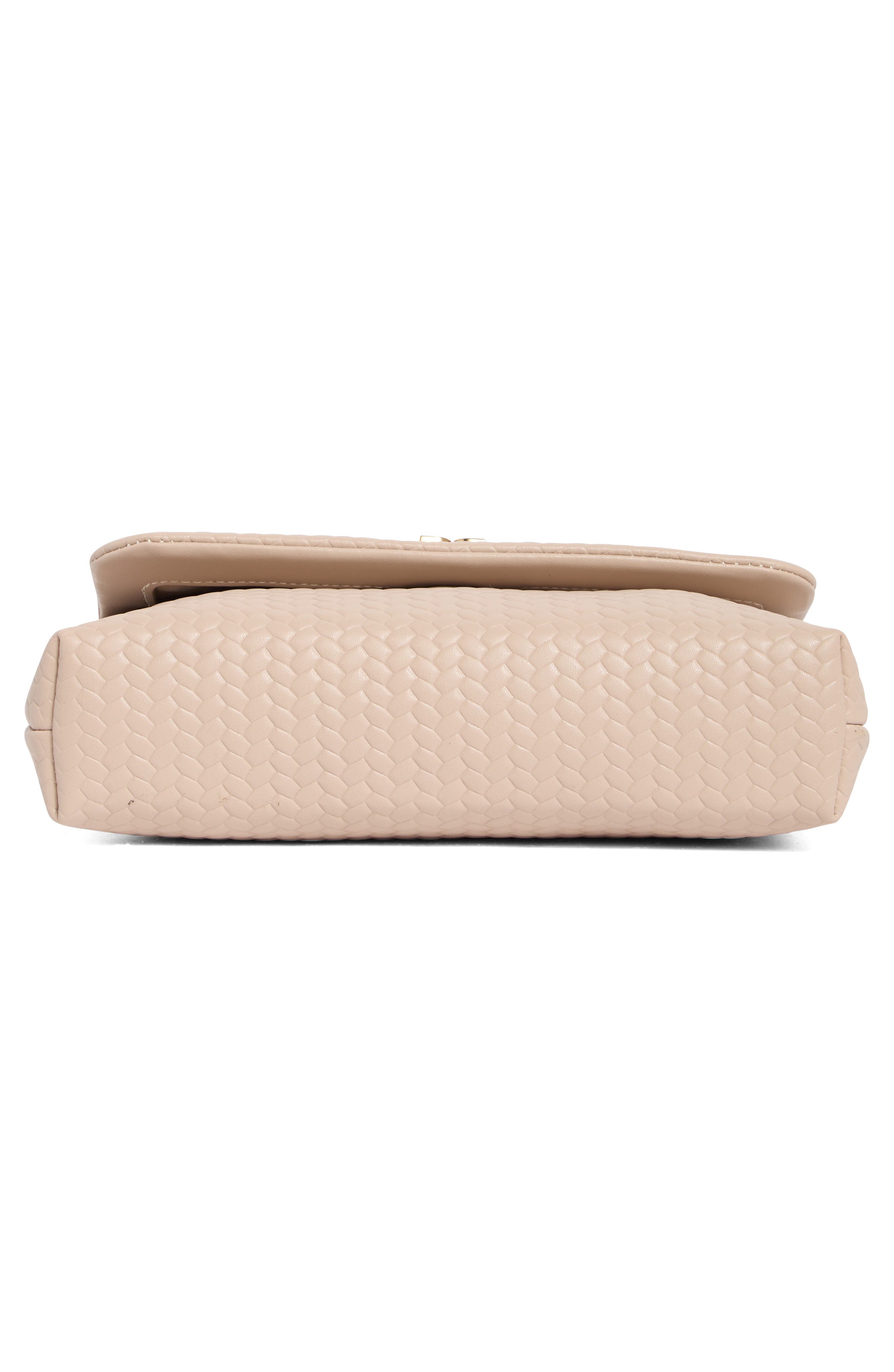 Sam Edelman Eva Woven Shoulder Bag, Alternate, color, Beige