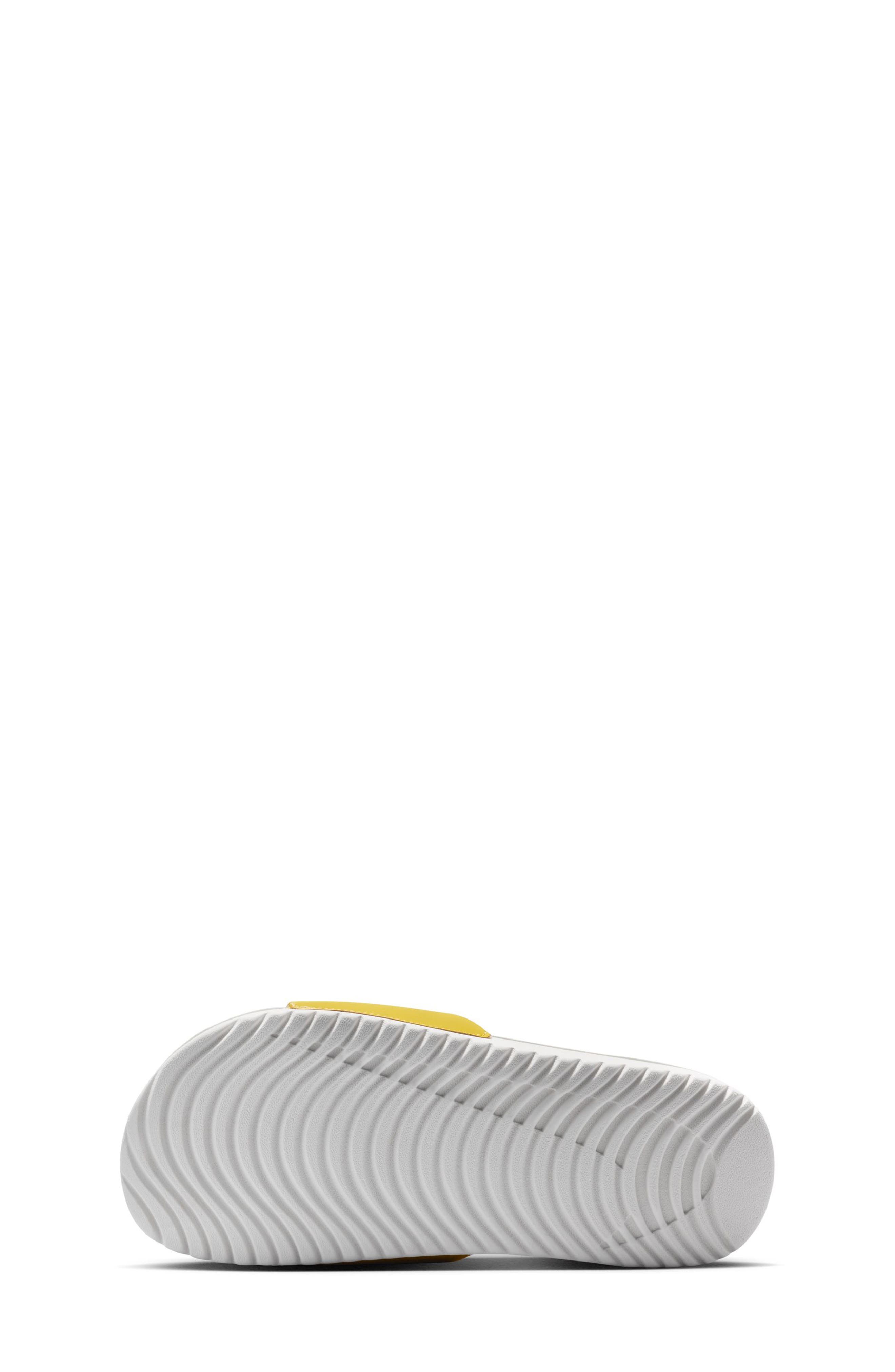 Kids' Kawa Slide Sandal, Alternate, color, SAFFRON QUARTZ/ BLUE/ SAIL