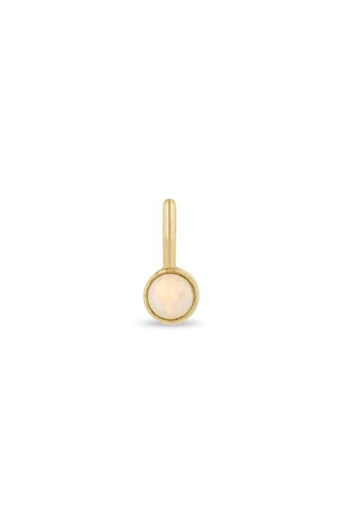Zoë Chicco Bezel Set Opal Charm