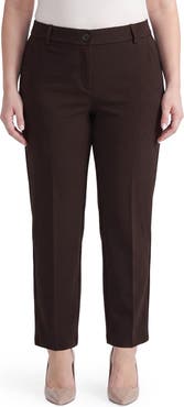 KASPER Faux Fly Trousers
