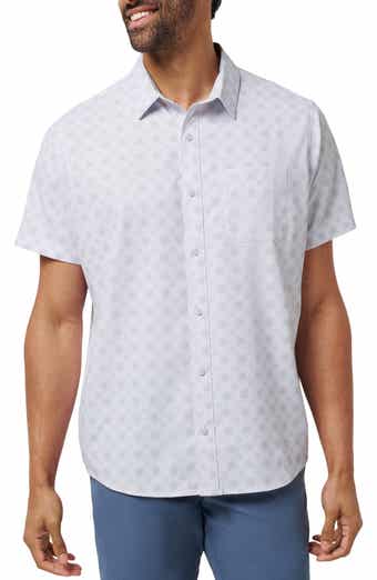 TravisMathew Postcard Please Short Sleeve Button-Up Shirt