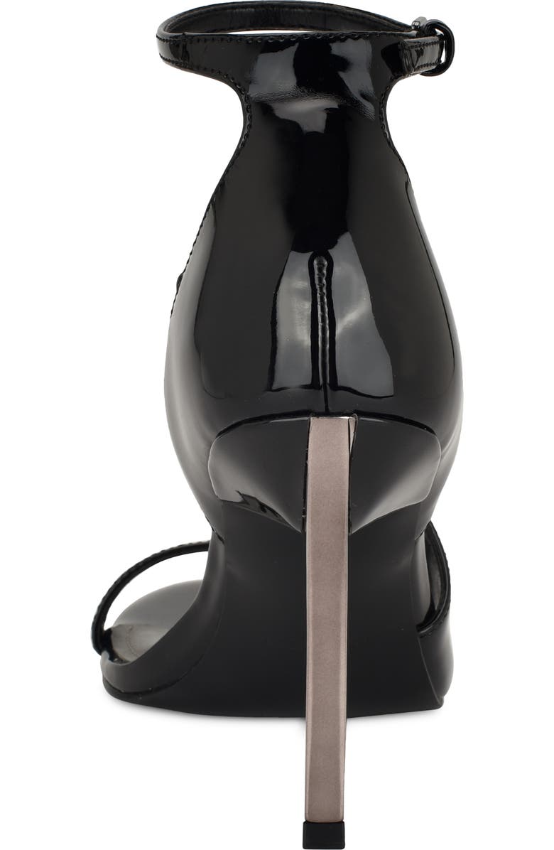 Nine West Shimmy Ankle Strap Sandal, Alternate, color, Black