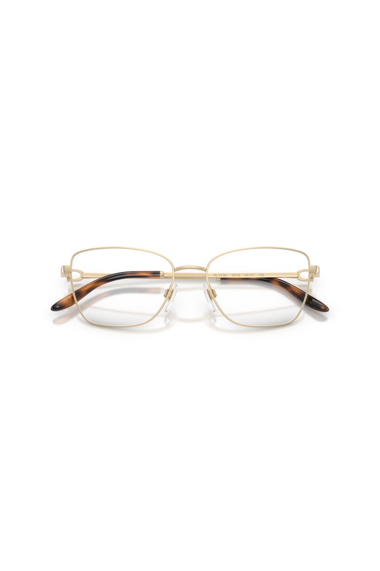 54mm Rectangle optical glasses, Alternate, color, Gold