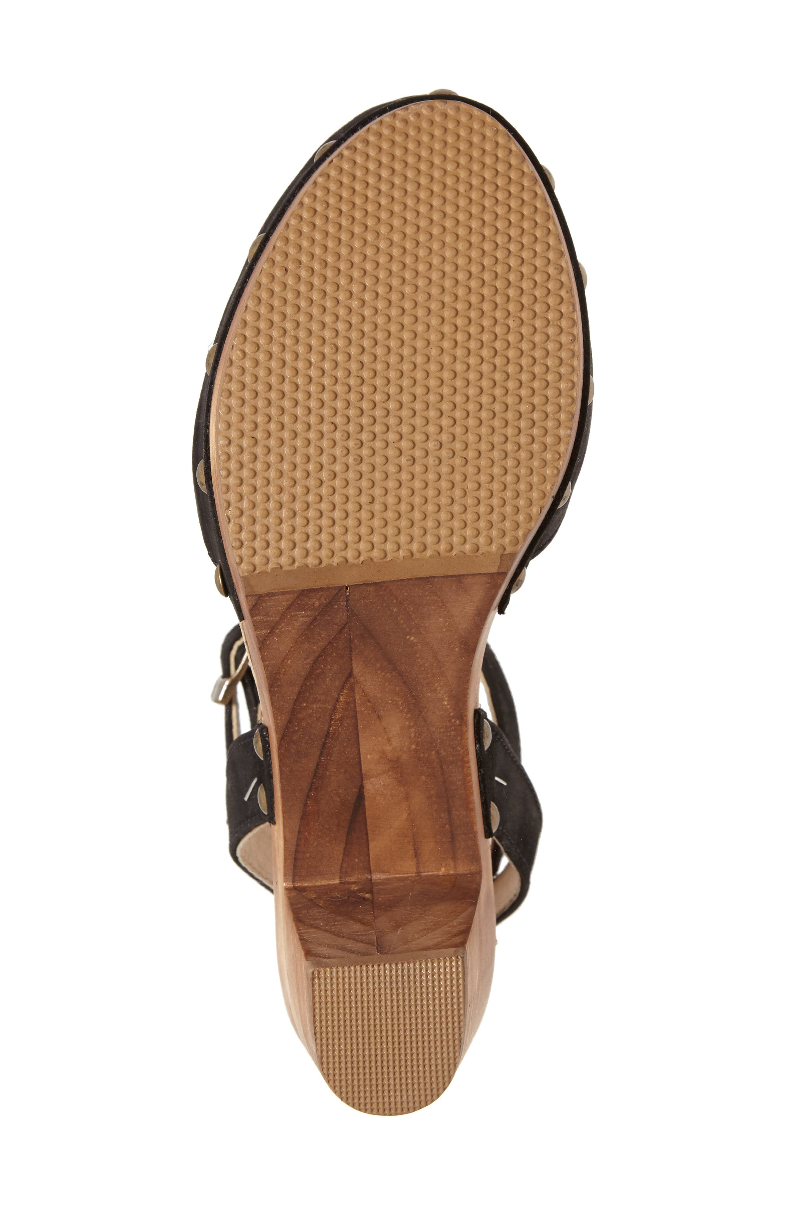 five worlds Frida Platform Sandal, Alternate, color, 