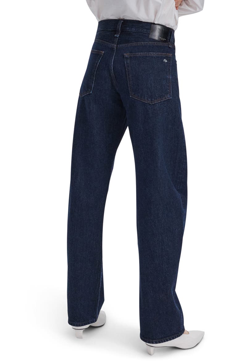 Willa Full Curve High Waist Jeans, Alternate, color, DARK RINSE