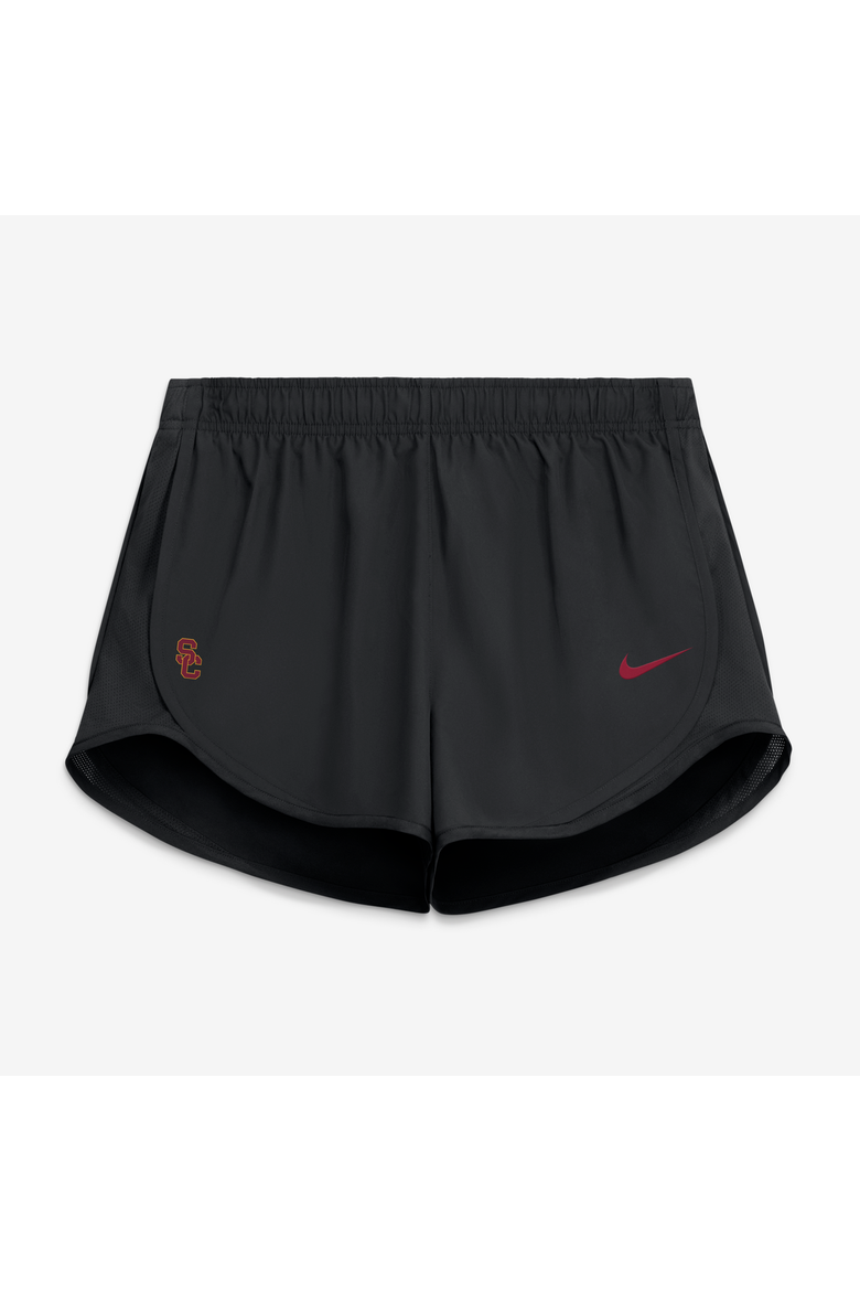Women's Nike Black USC Trojans Tempo Mid-Rise Dri-FIT Shorts, Main, color, Black