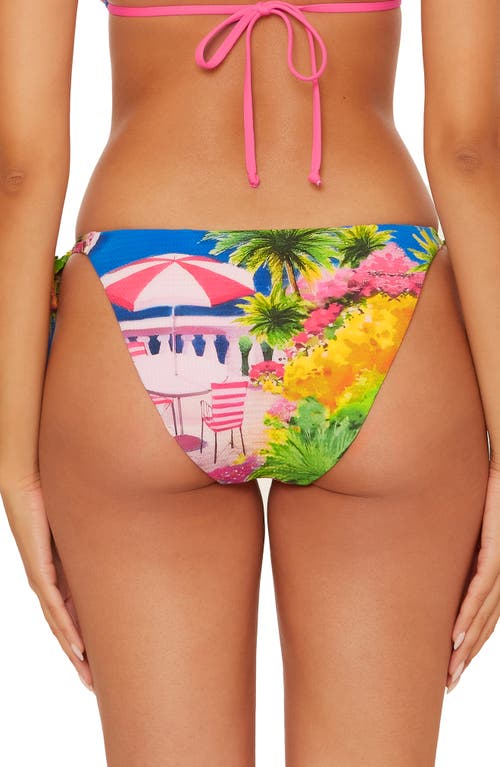 Becca Positano Reversible Tie Side Bikini Bottoms In Multi
