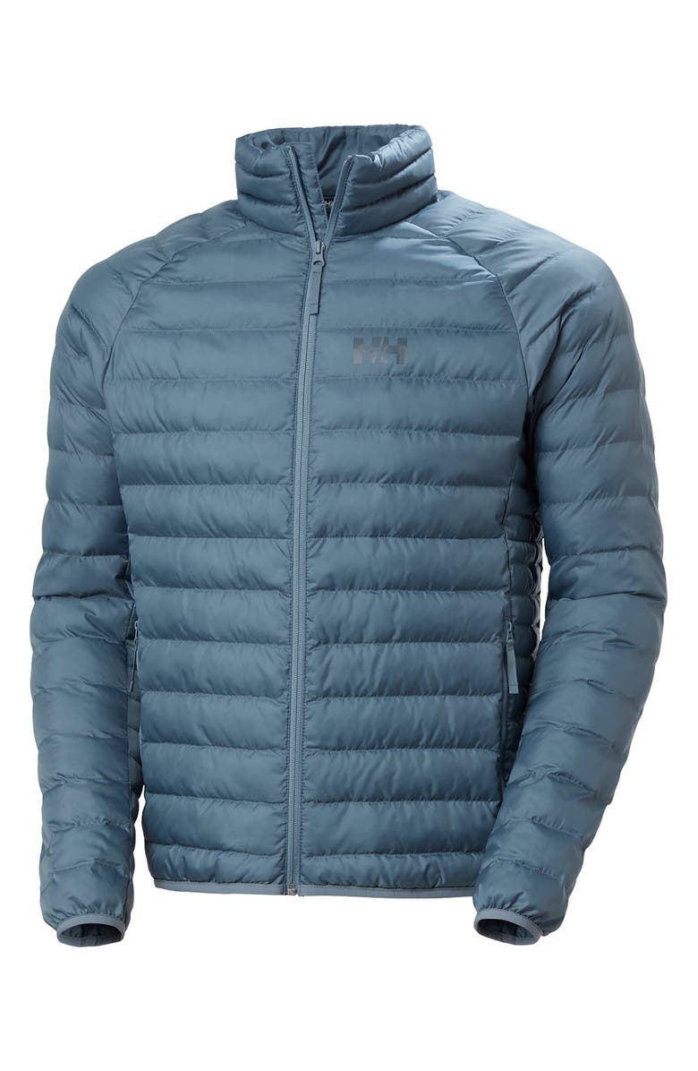 Helly Hansen Banff Water Repellent Insulated Packable Puffer Jacket, Alternate, color, Washed Navy