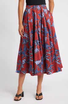 NIC+ZOE Autumn Leaves Maxi Skirt
