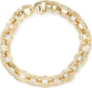 Melinda Maria Ashley Cubic Zirconia Chain Link Bracelet