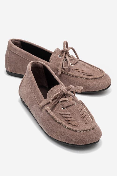 Forever & Always Shoes Lorven Leather Lace Up Loafer In Multi