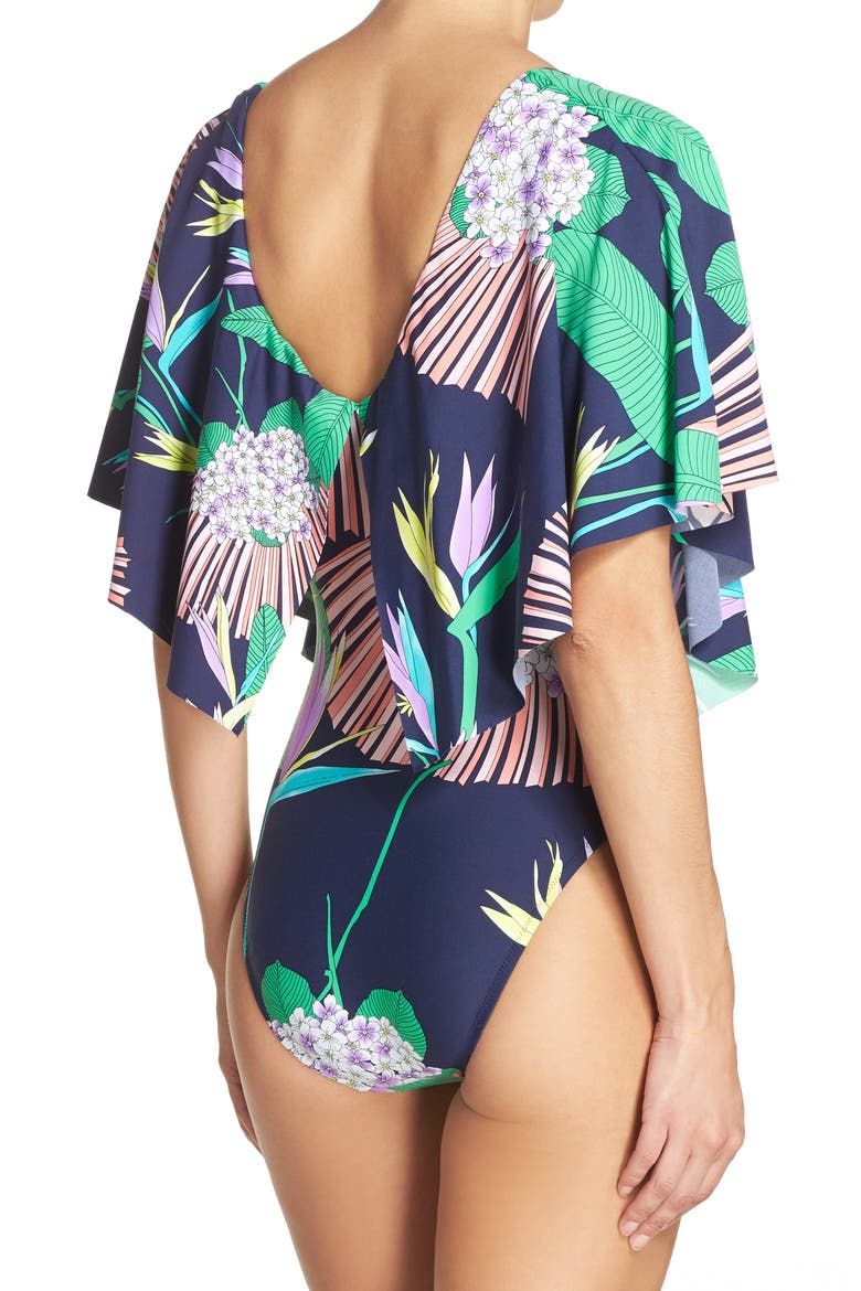 Midnight One-Piece Swimsuit, Alternate, color, BLUE MULTI