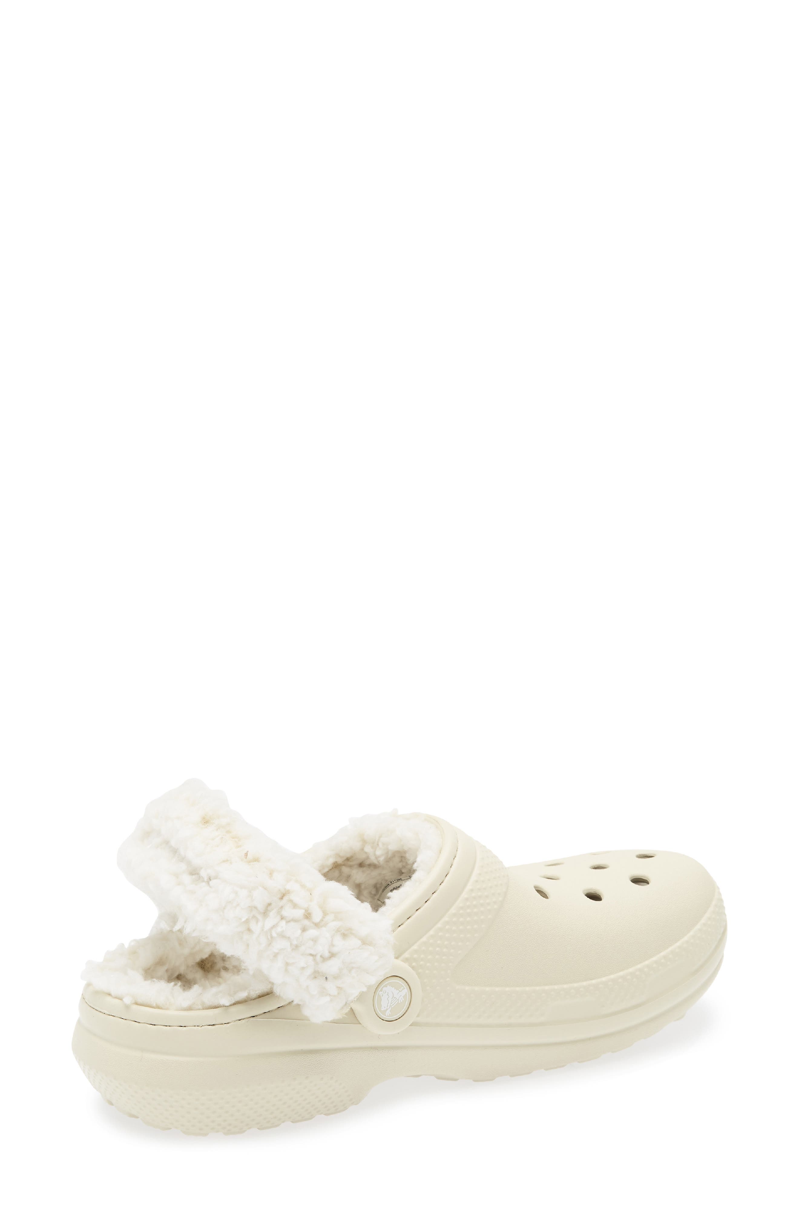 Classic Fleece Lined Clog, Alternate, color, BONE
