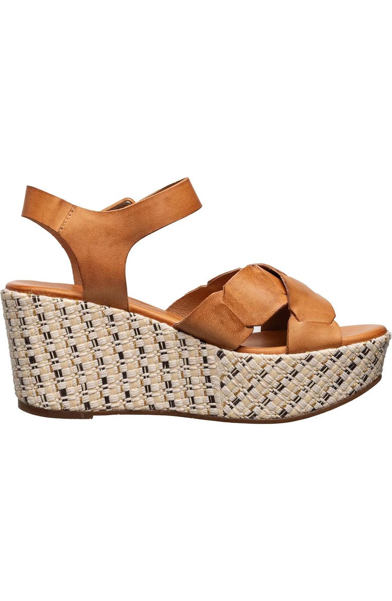 ANTELOPE Hunter Ankle Strap Espadrille Platform Wedge Sandal, Alternate, color, Taupe