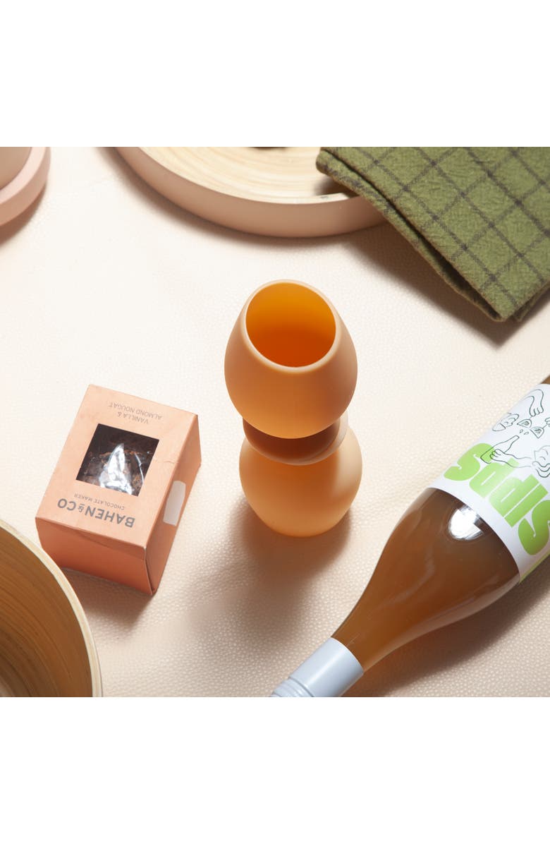 Porter Green Stegg | Unbreakable Highball Glasses, Alternate, color, Blanc + Dove