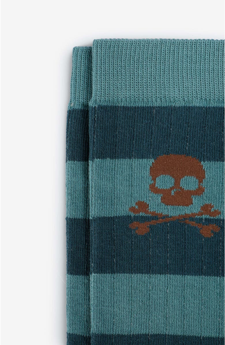 Scalpers H Stripes L Sock Kids, Alternate, color, Duck