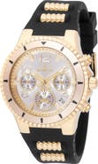 INVICTA Women's Blu Lady Silicone Strap Quartz Watch, 39mm
