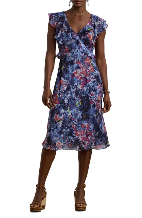オールインワン・サロペット Lauren Ralph Lauren Hakan Short Sleeve Day Dress 26497928_56381382_1000.jpg