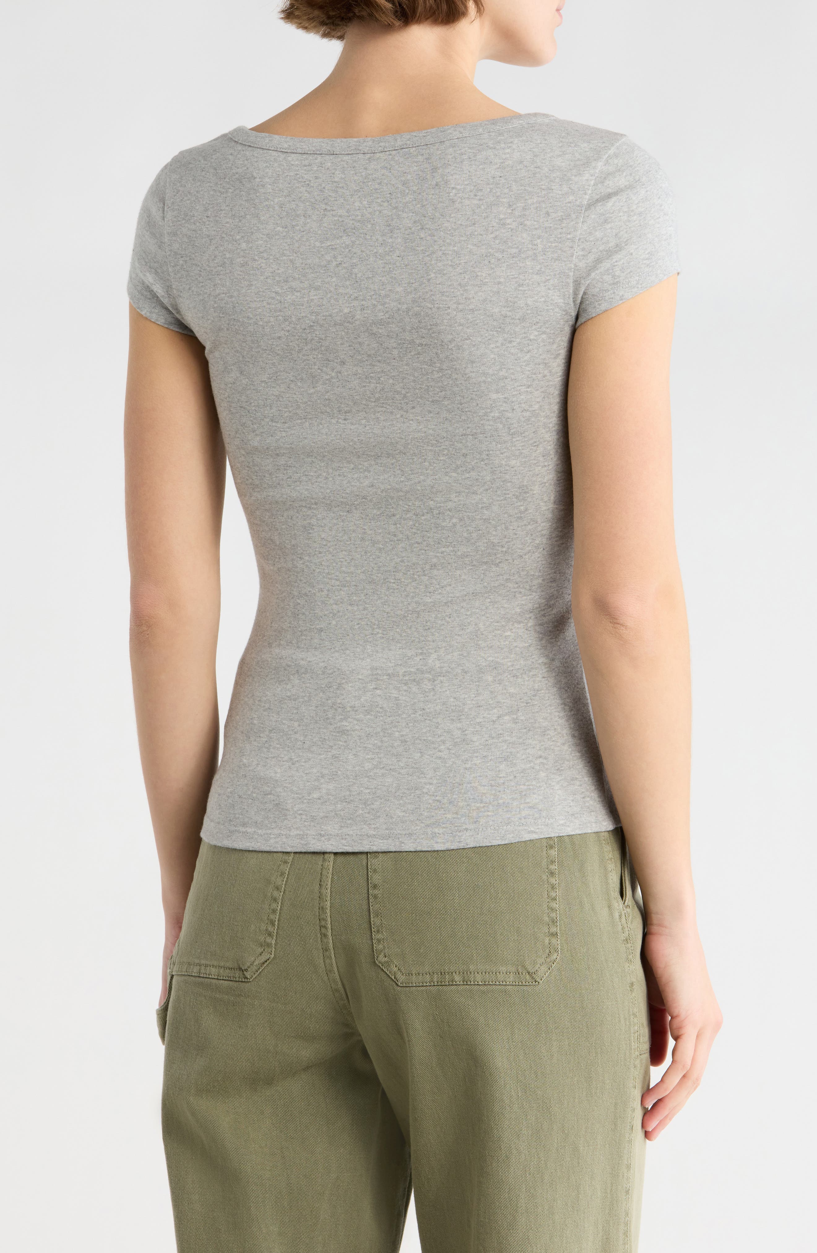 Short Sleeve Henley T-Shirt - image 2
