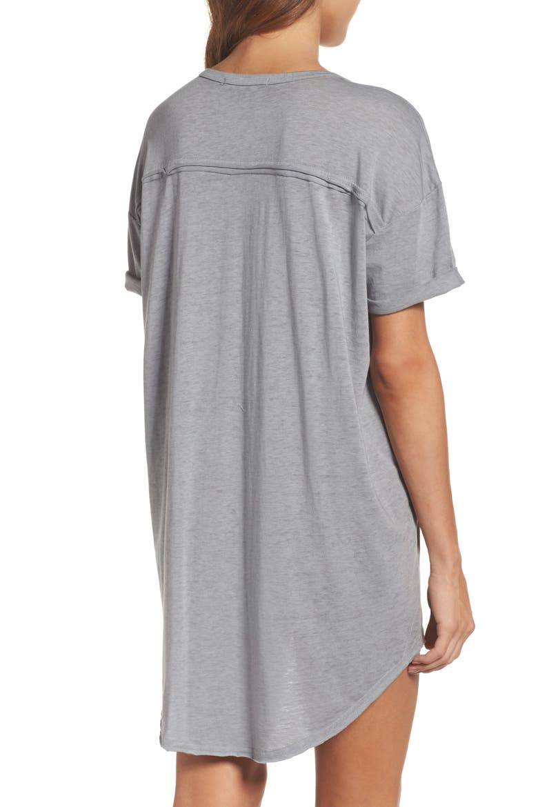 Burnout Nightshirt, Alternate, color, GRAY RUN WILD