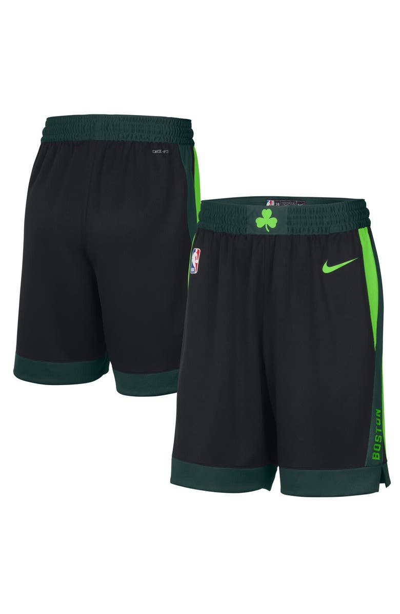 Nike Men's Nike Black Boston Celtics 2024/25 City Edition Swingman Shorts, Main, color, 