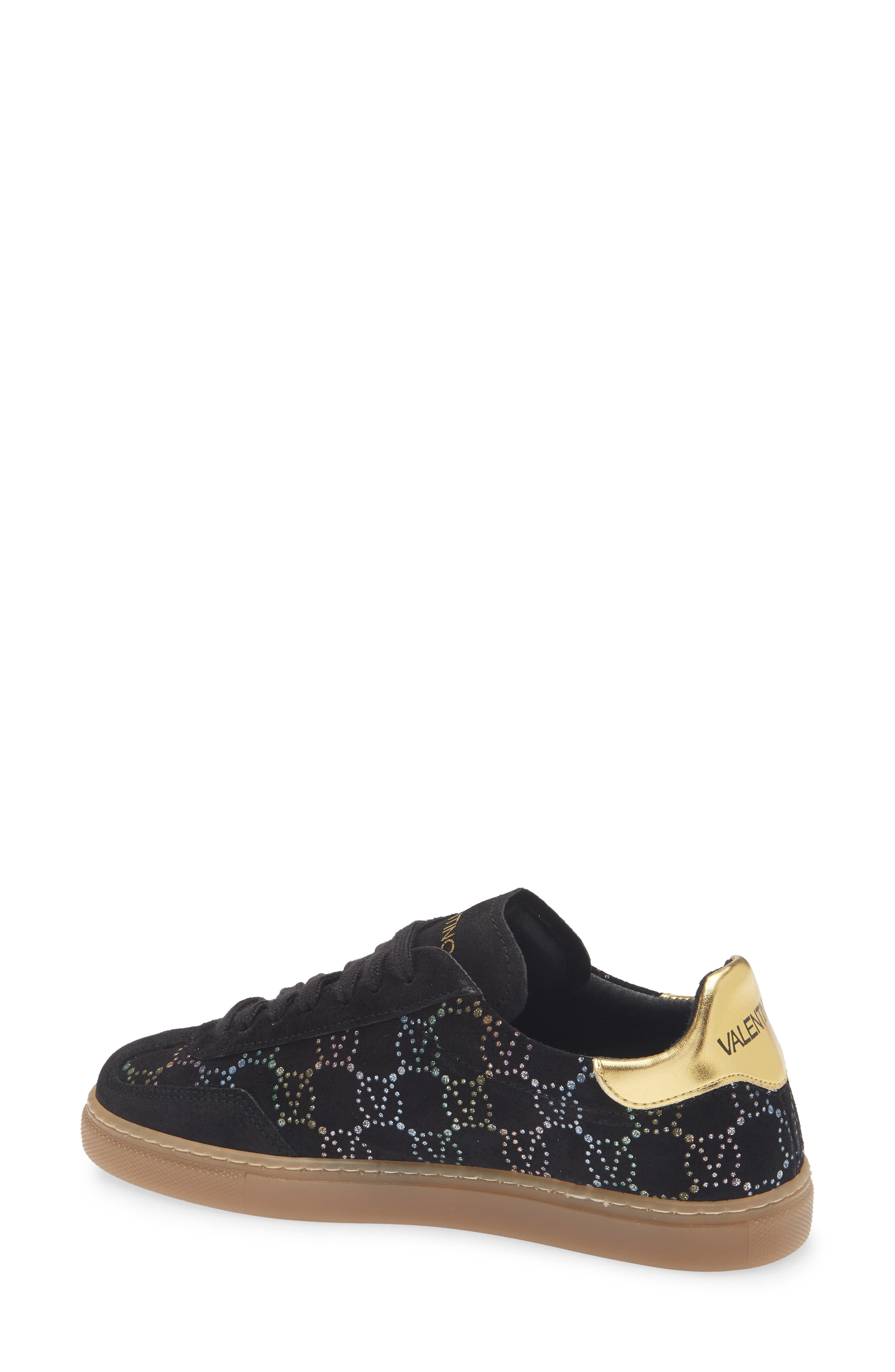 VALENTINO BY MARIO VALENTINO Guiditta Leather Sneaker, Alternate, color, Black