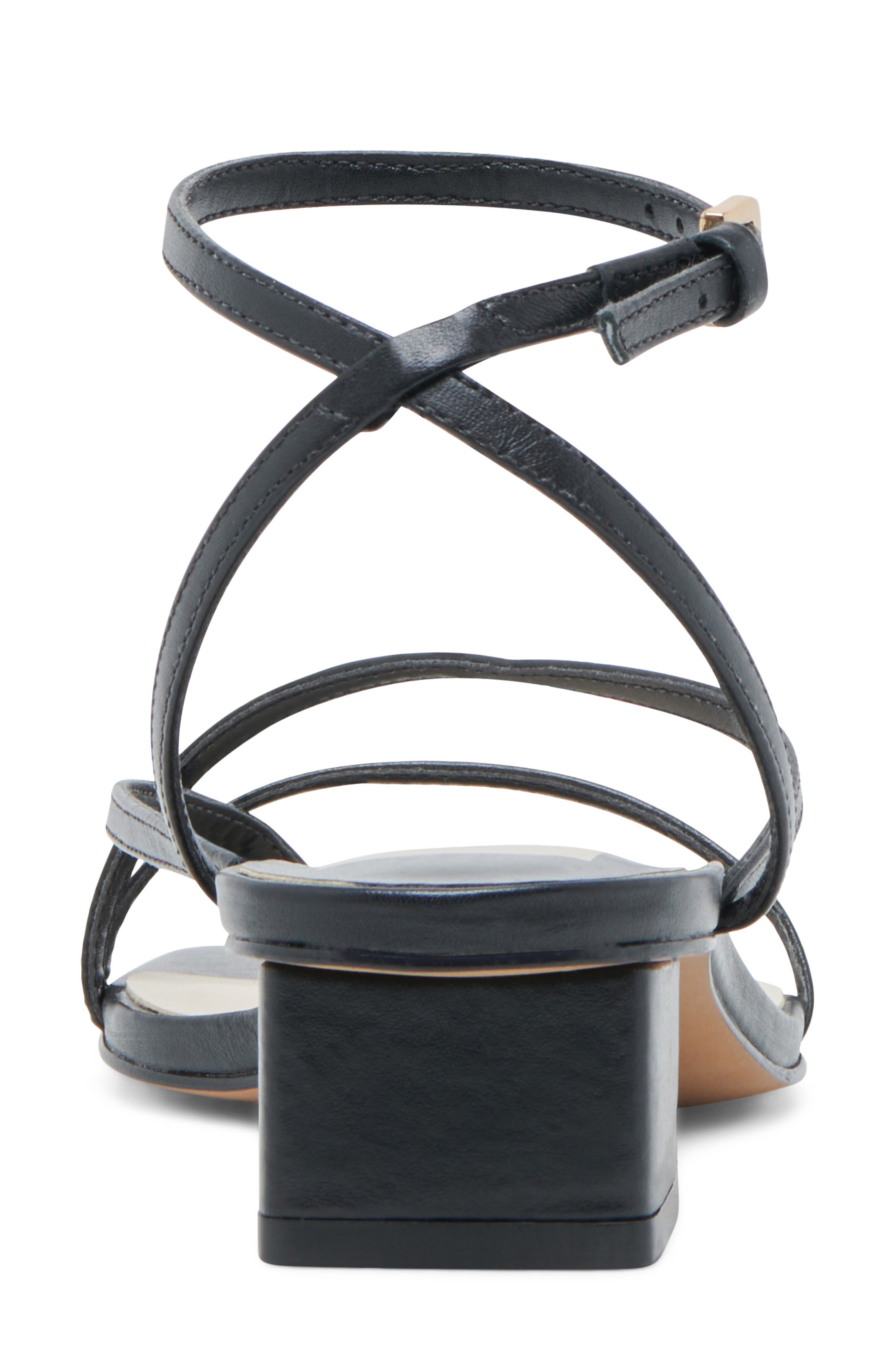 Dolce Vita Karlos Ankle Strap Sandal, Alternate, color, Black Leather