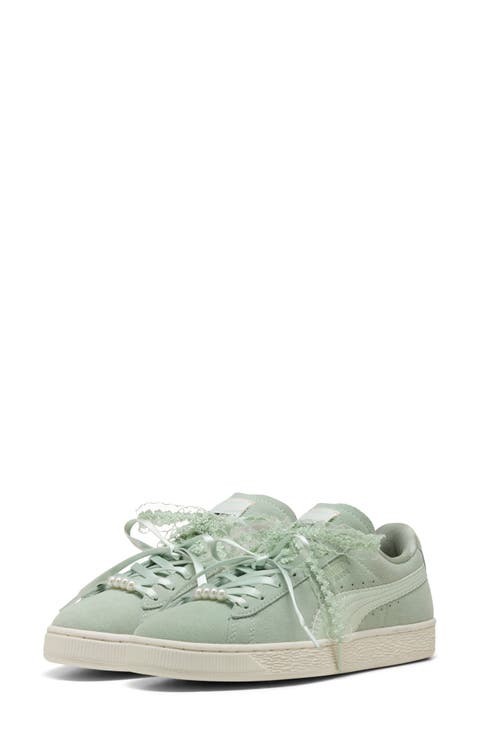Suede Bloom Sneaker