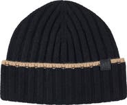 Bruno Magli Cashmere Wide Rib Beanie