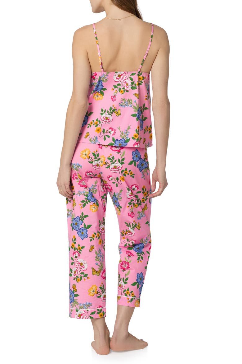 Print Crop Pajamas, Alternate, color, BUTTERFLY GARDEN