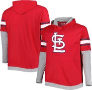 New Era Men's New Era Red St. Louis Cardinals Big & Tall Twofer Pullover Hoodie
