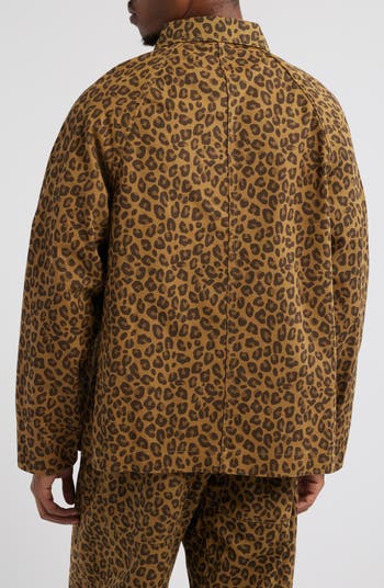 Leopard Print Front of House Jacket