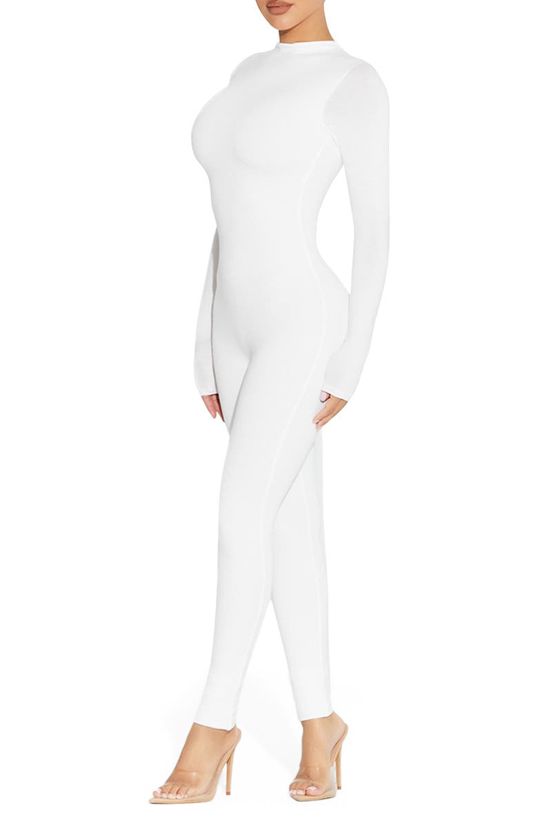 Naked Wardrobe The NW Jumpsuit, Alternate, color, White