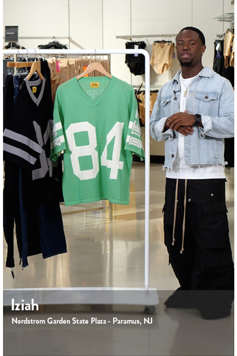 '84 Mesh Appliqué Cotton Graphic Jersey video