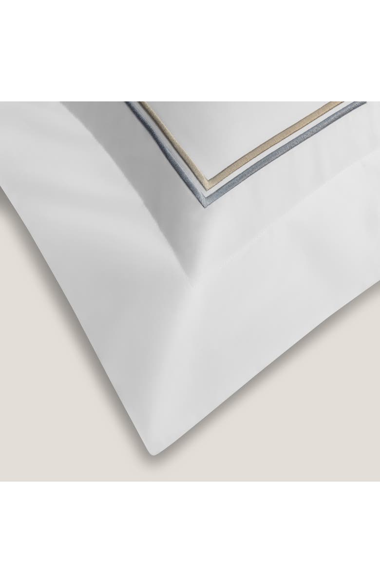 Togas Metalisi Embroidery pillowcase, Alternate, color, White