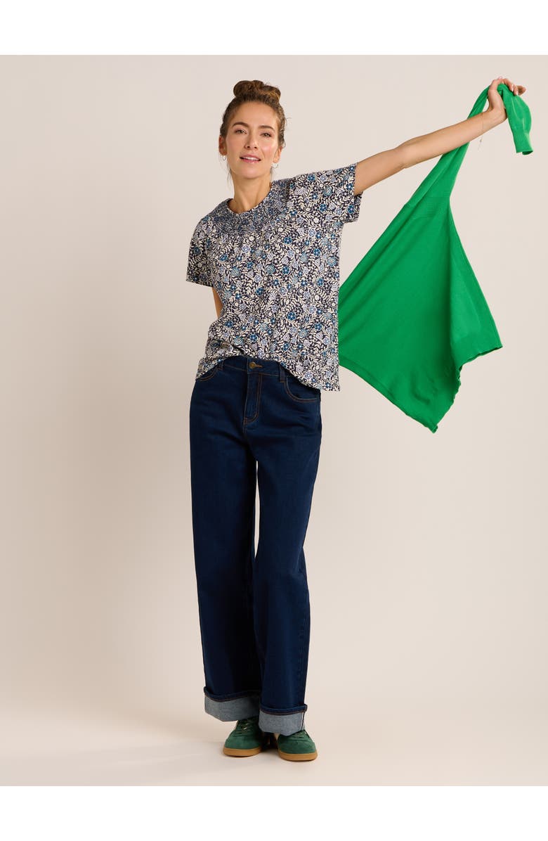 Brakeburn Jessica Floral T-shirt, Alternate, color, Navy