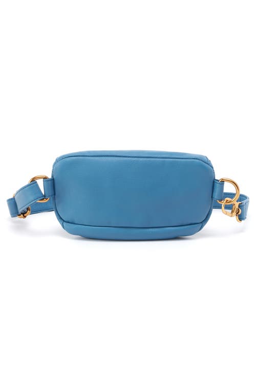 Hobo Fern Leather Belt Bag In Blue