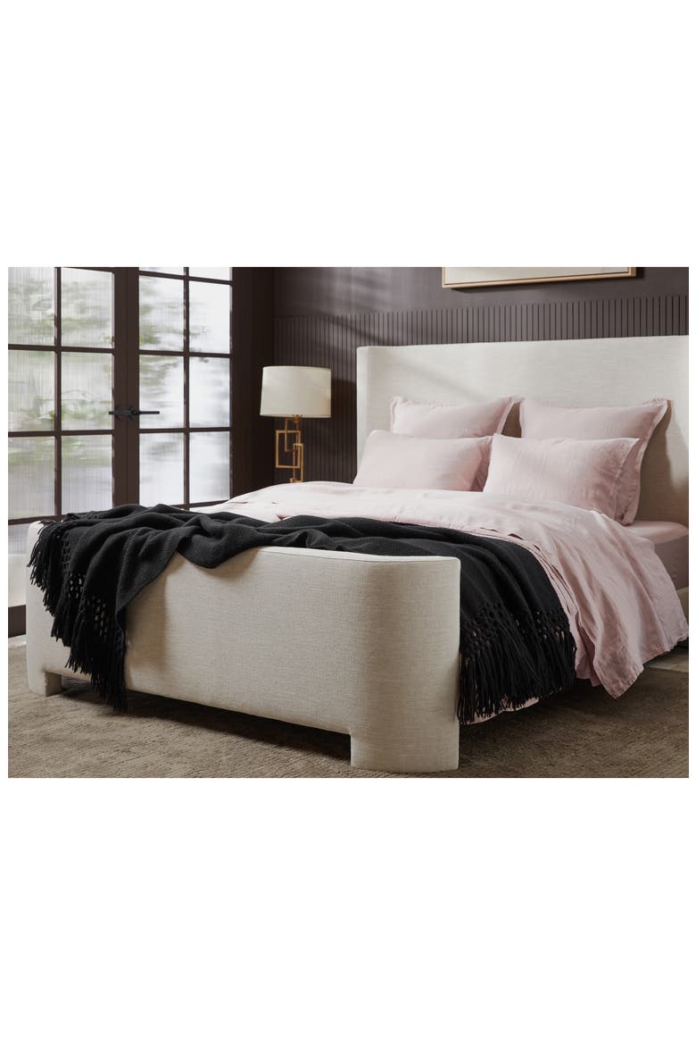 Cozy Alpaca Blend Throw Blanket, Alternate, color, SOFT BLACK