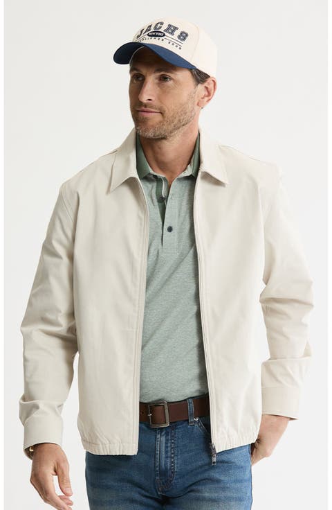 Tech Twill Zip Up Jacket