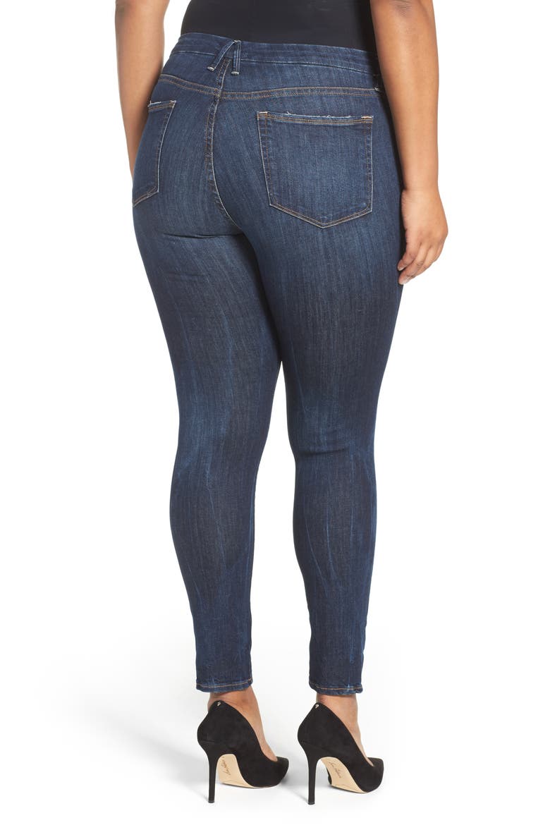 Good Legs Ripped Skinny Jeans, Alternate, color, BLUE 002