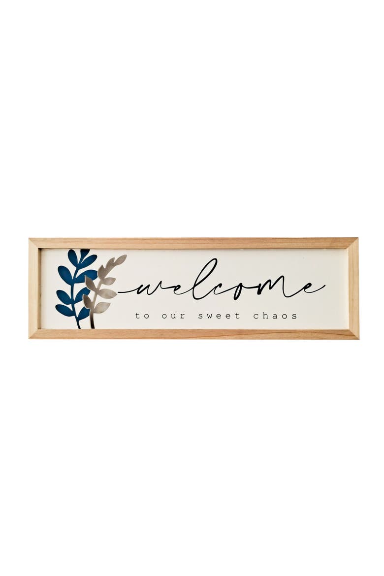 Welcome to our Sweet Chaos Sign, Main, color, White