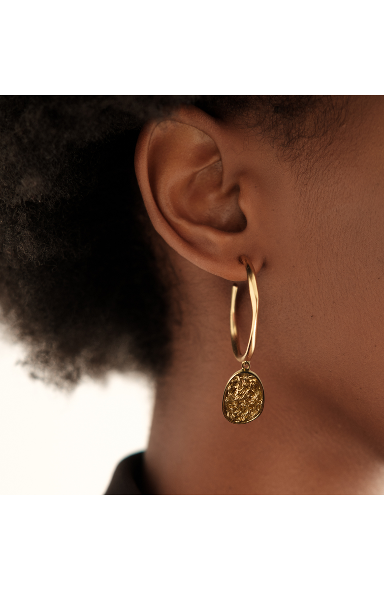 Daniela Millan Jewelry Element  Hoops Earrings, Alternate, color, Gold