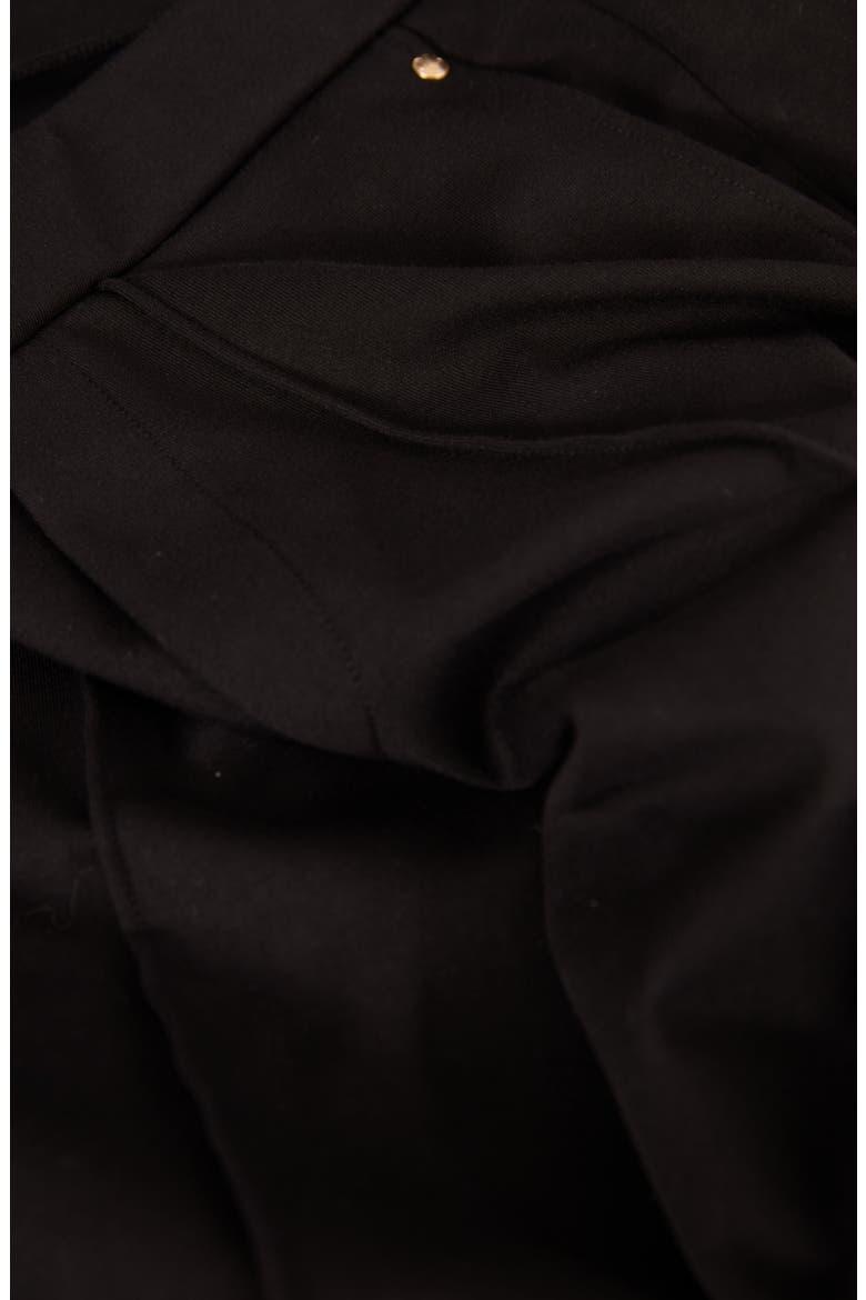 Clark Maternity Carrot Trousers, Alternate, color, BLACK