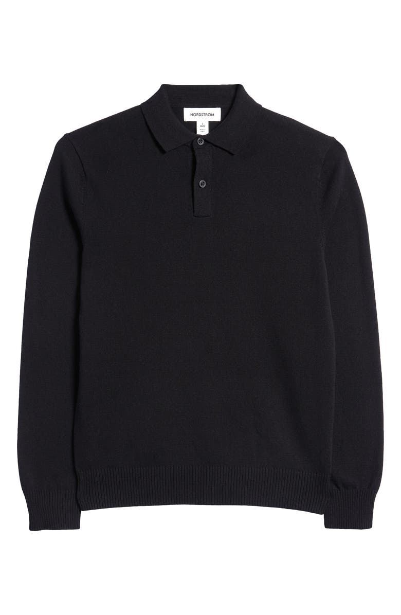 Nordstrom Kids' Cotton Polo Sweater, Main, color, 