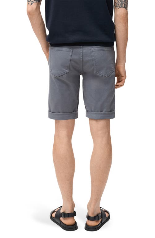 Mango Denim Bermuda Shorts In Gray