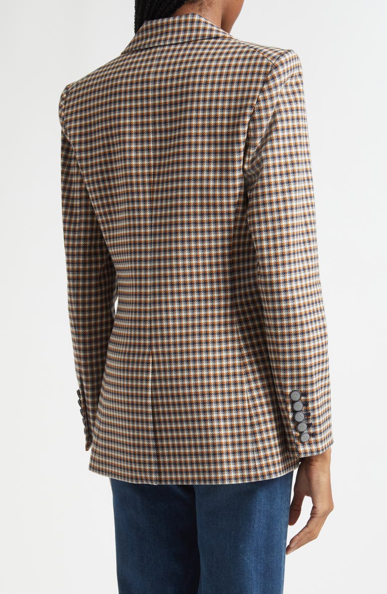 Veronica Beard Livvy Check Dickey Jacket, Alternate, color, Navy Multi