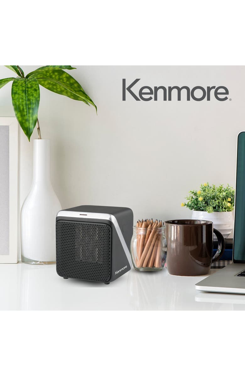 Kenmore 5 Inch Personal Cube Space Heater Black, Alternate, color, Black