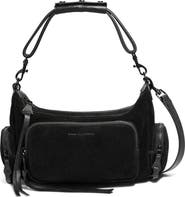 AIMEE Away We Go Suede Shoulder Bag