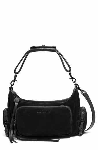 Away We Go Suede Shoulder Bag